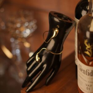 Geometric Opening Drop Bracele