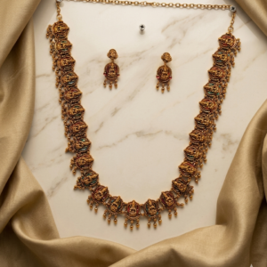 Antique Temple Bridal Necklace Set