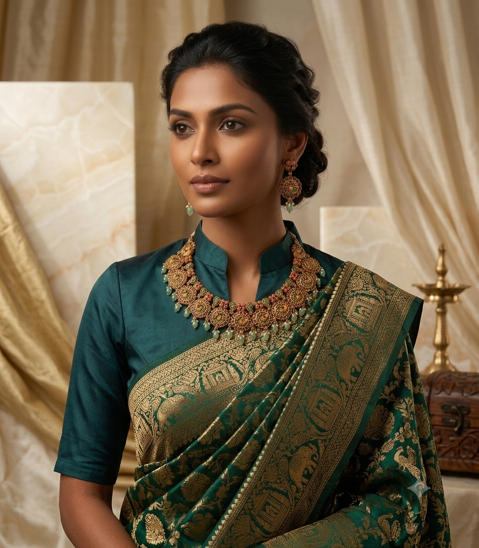 Rangoli Royal Necklace Set - Image 2