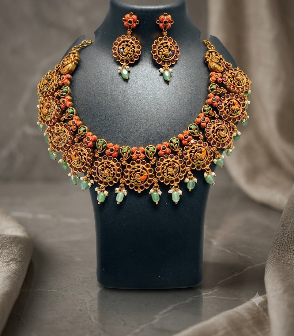 Rangoli Royal Necklace Set