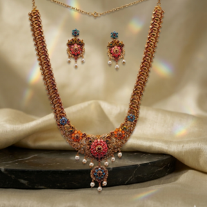 Navya Floral Necklace Set