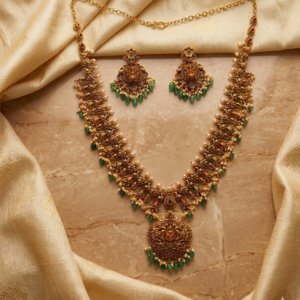 Emerald Lakshmi Heritage Set