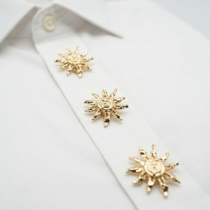 ?Elegant Flower Button Cover
