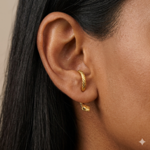 Snake Piercing Earrings