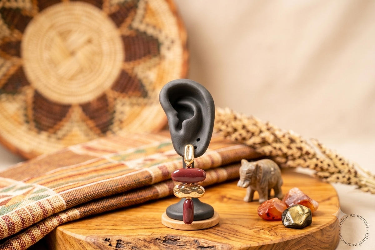 Bohemian Fashionable and Elegant Geometric Oval Drop