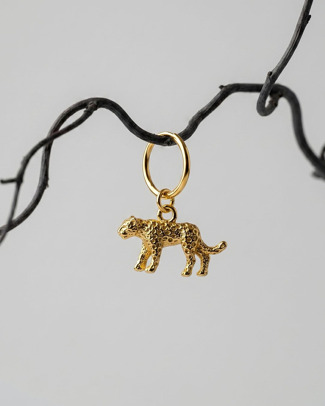 Leopard Hoop Earrings