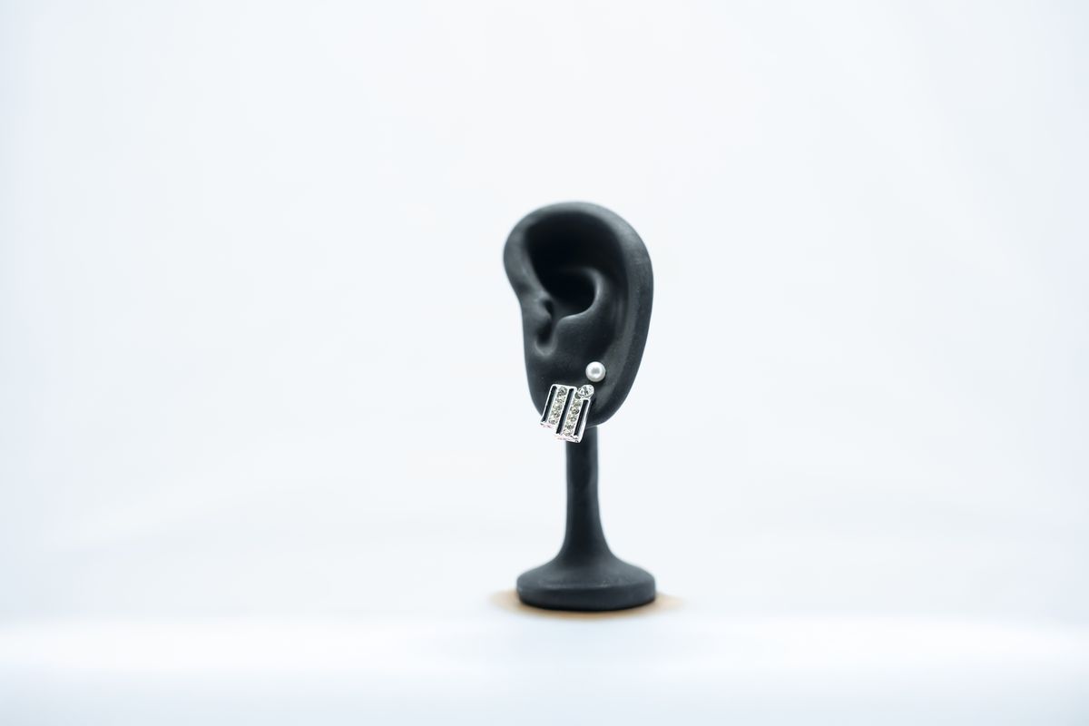 Hollow Heart-Shaped Stud Earrings
