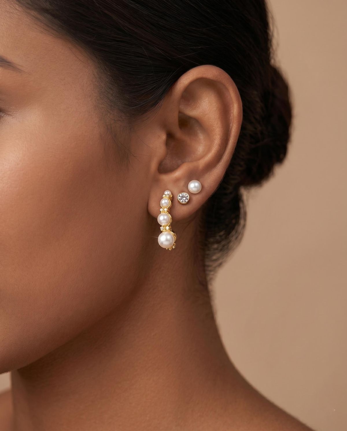 Hollow Heart-Shaped Stud Earrings