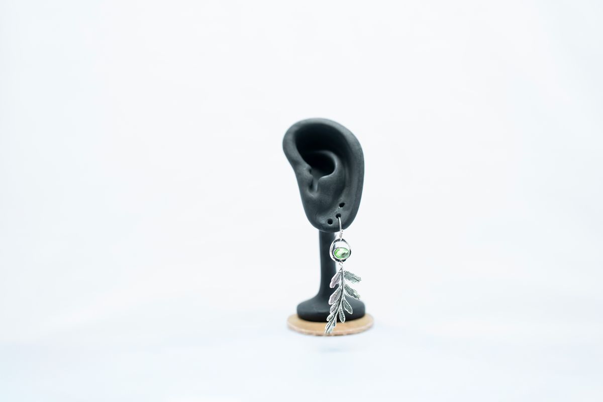Leaf-Shaped Earrings