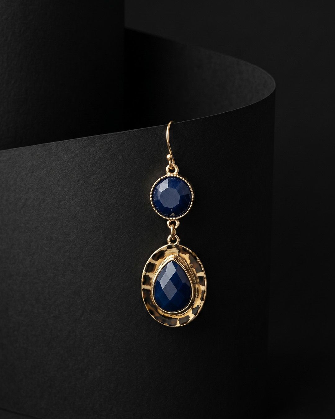 Royal Sapphire Teardrop Studs