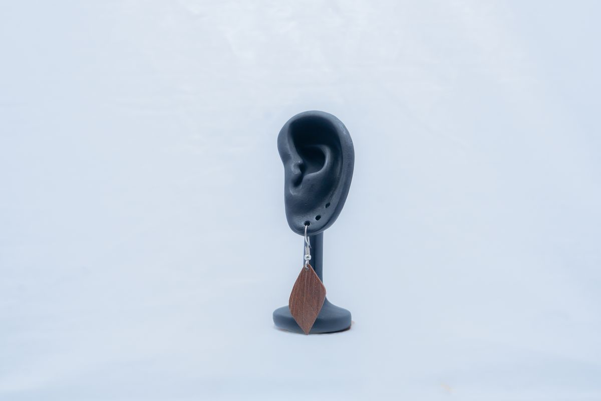 African Terra Diamond Drop Studs
