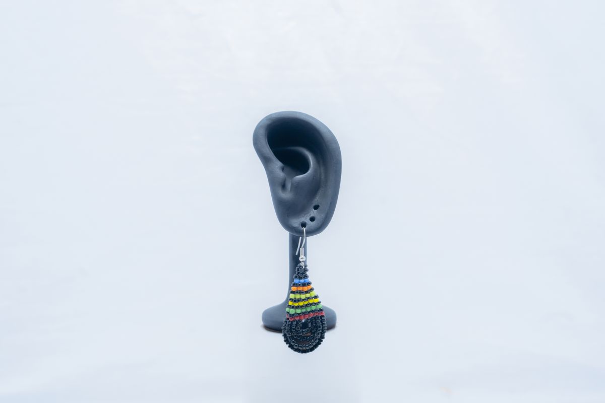 African Heritage Drop Studs - Image 2