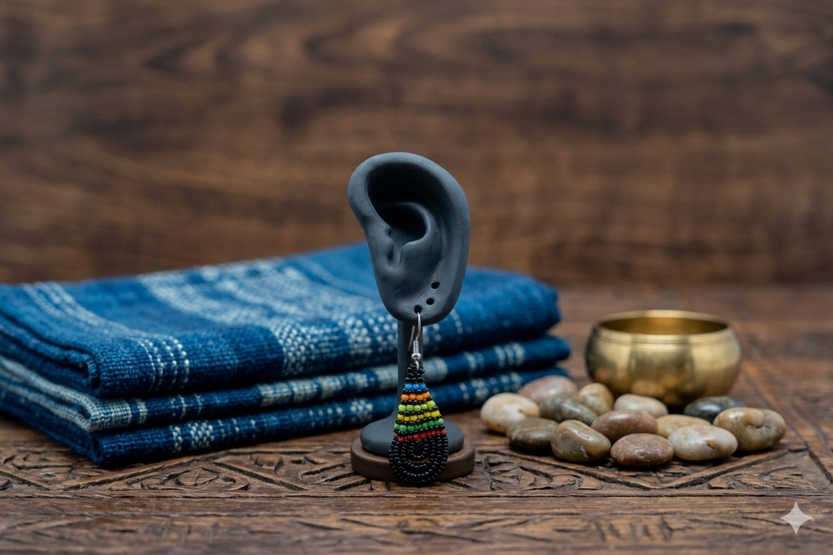 African Heritage Drop Studs