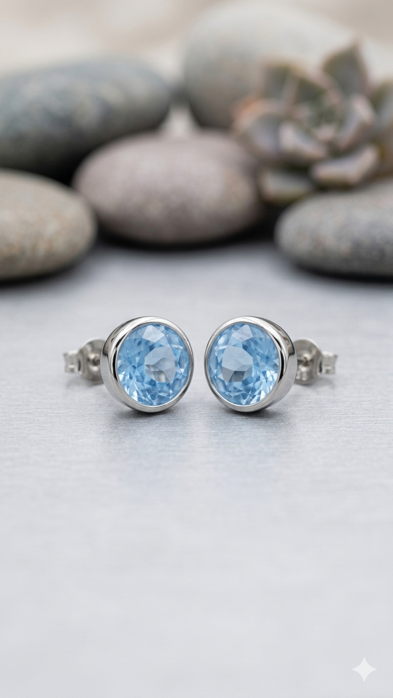 Ocean Pearl Cluster Studs