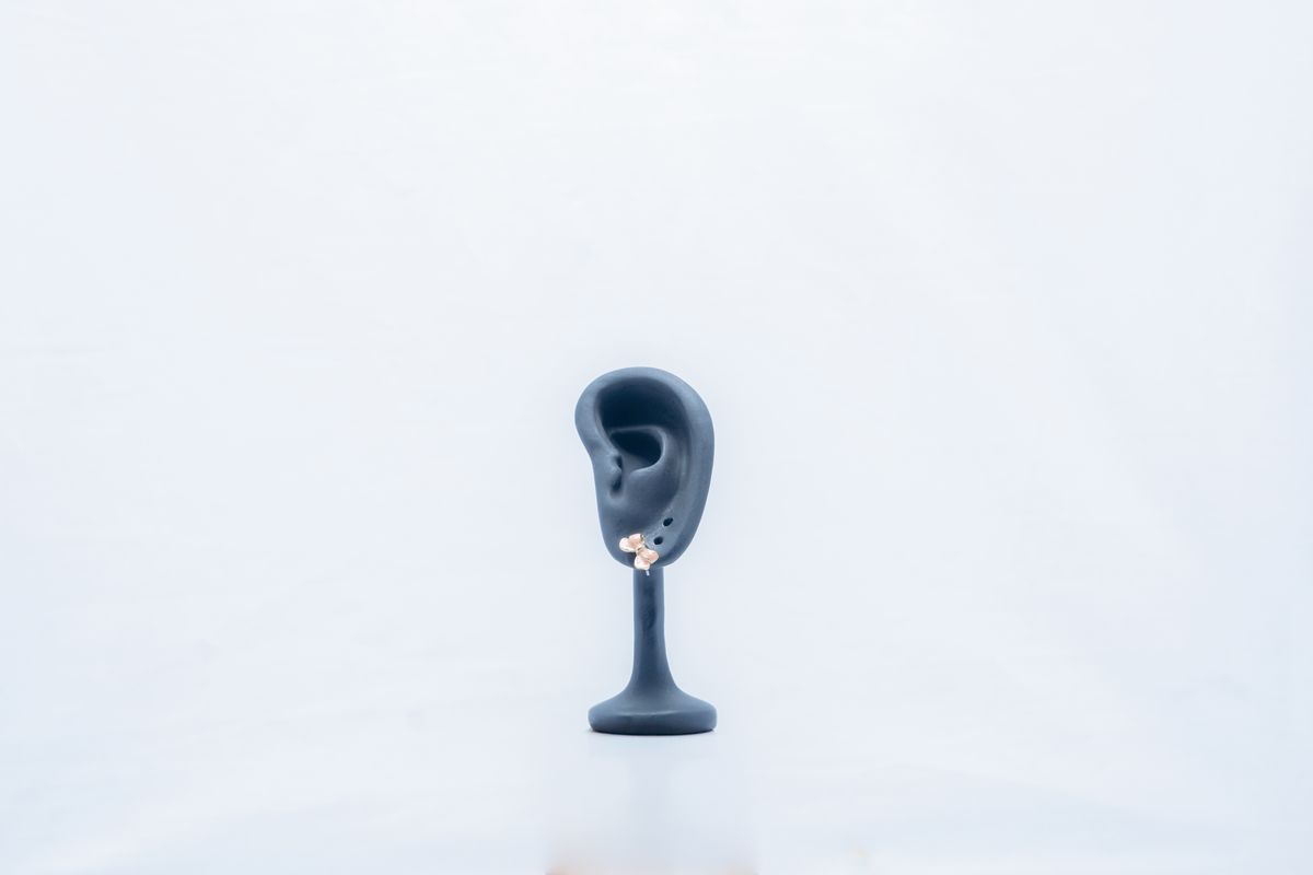 Golden Bow Studs - Image 2