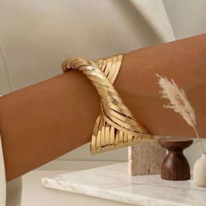 Twisted Wide Bracelet