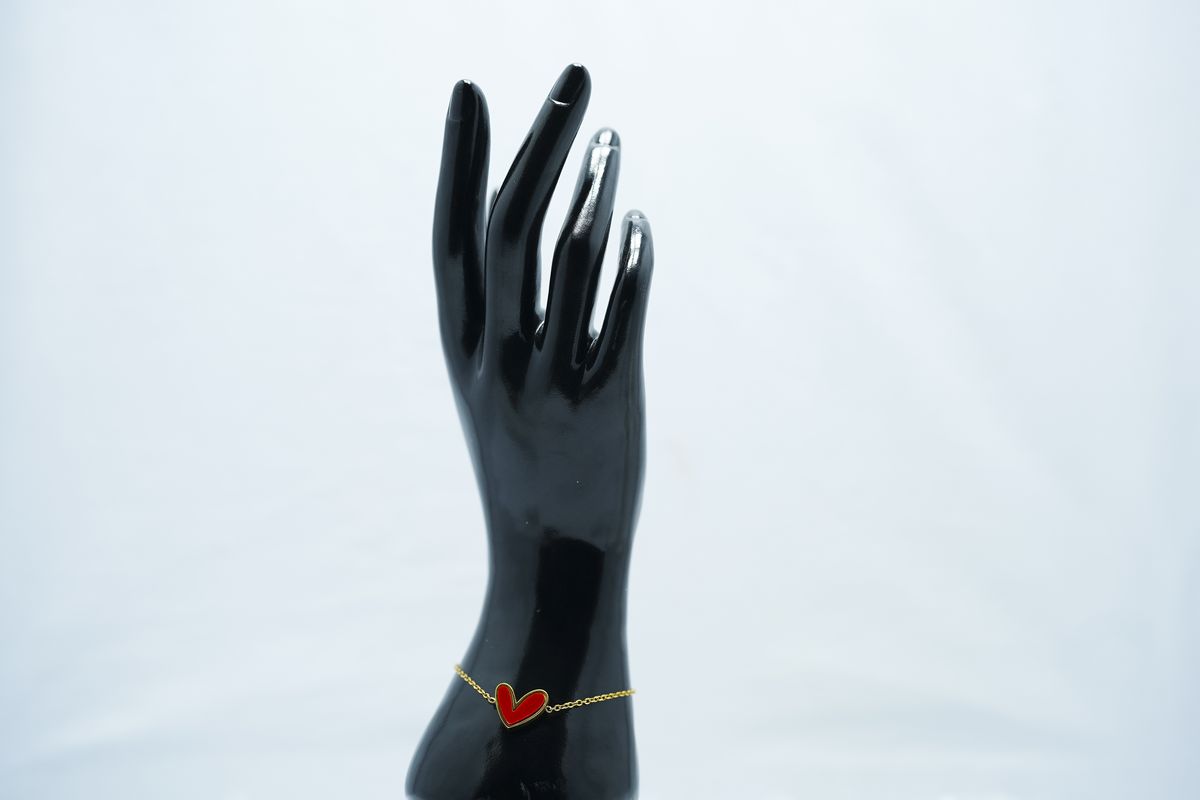 Red Heart Bracele