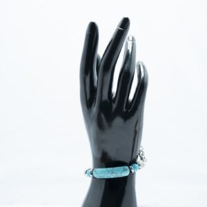 Obsidian Bead Women'S Bracelet