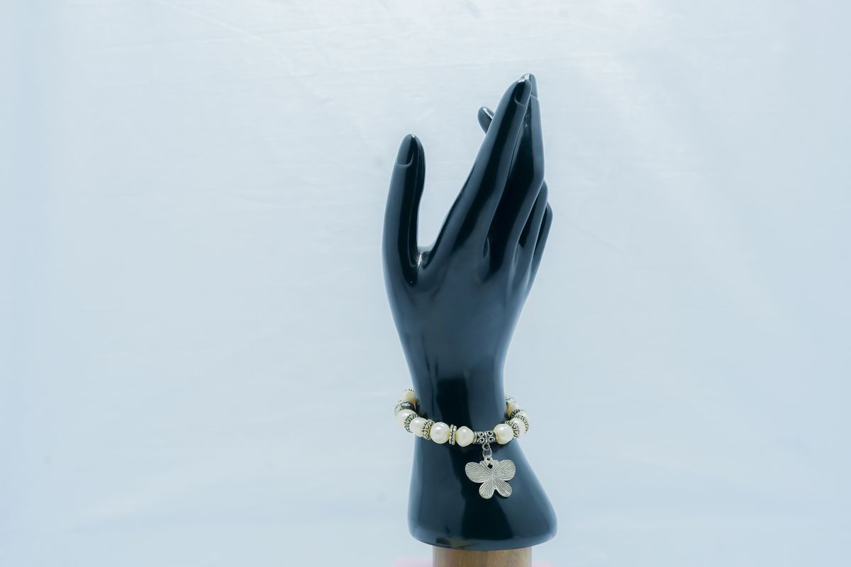 Pearl Charm Bracelet - Image 2