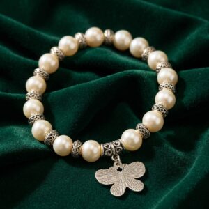 Pearl Charm Bracelet