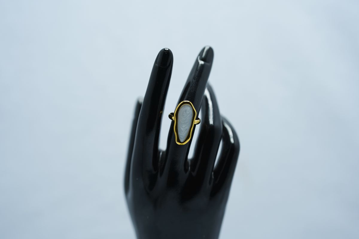 Enamel Drip Glaze Ring