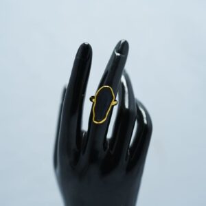 Enamel Drip Glaze Ring