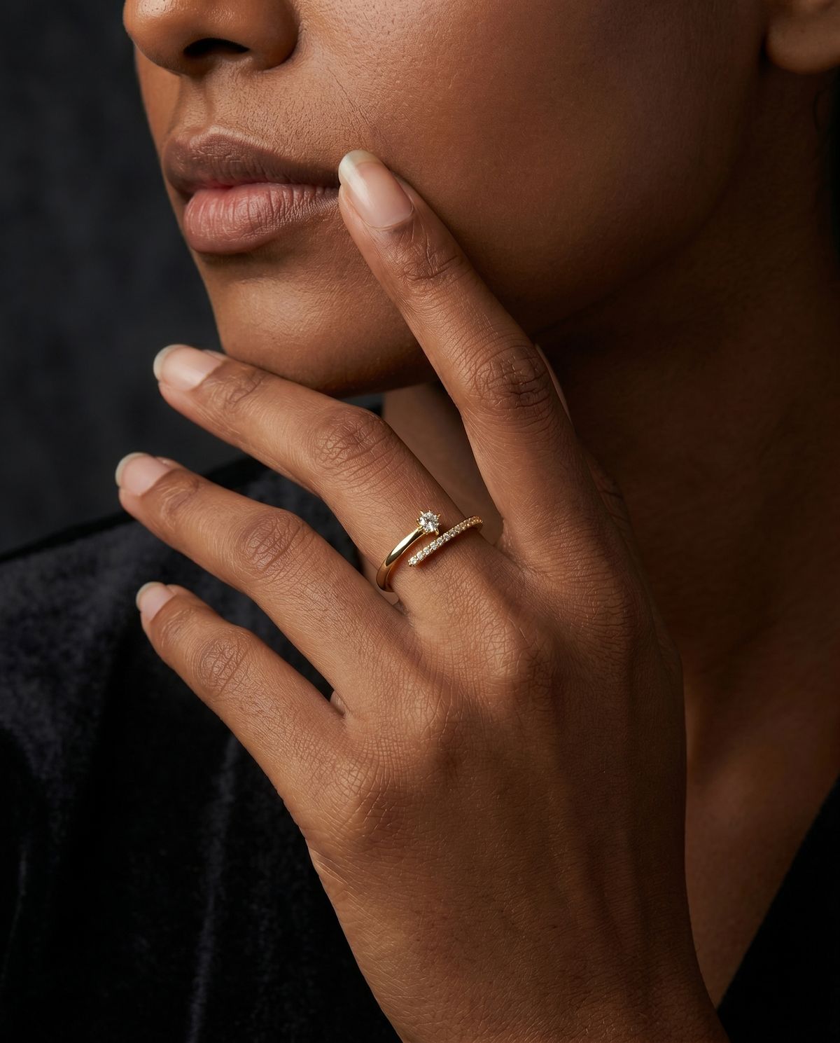 Open Star Ring