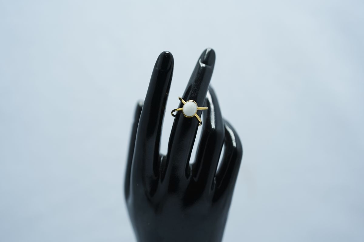 Stainless Steel Oil-Press Enamel Drip Glaze Ring
