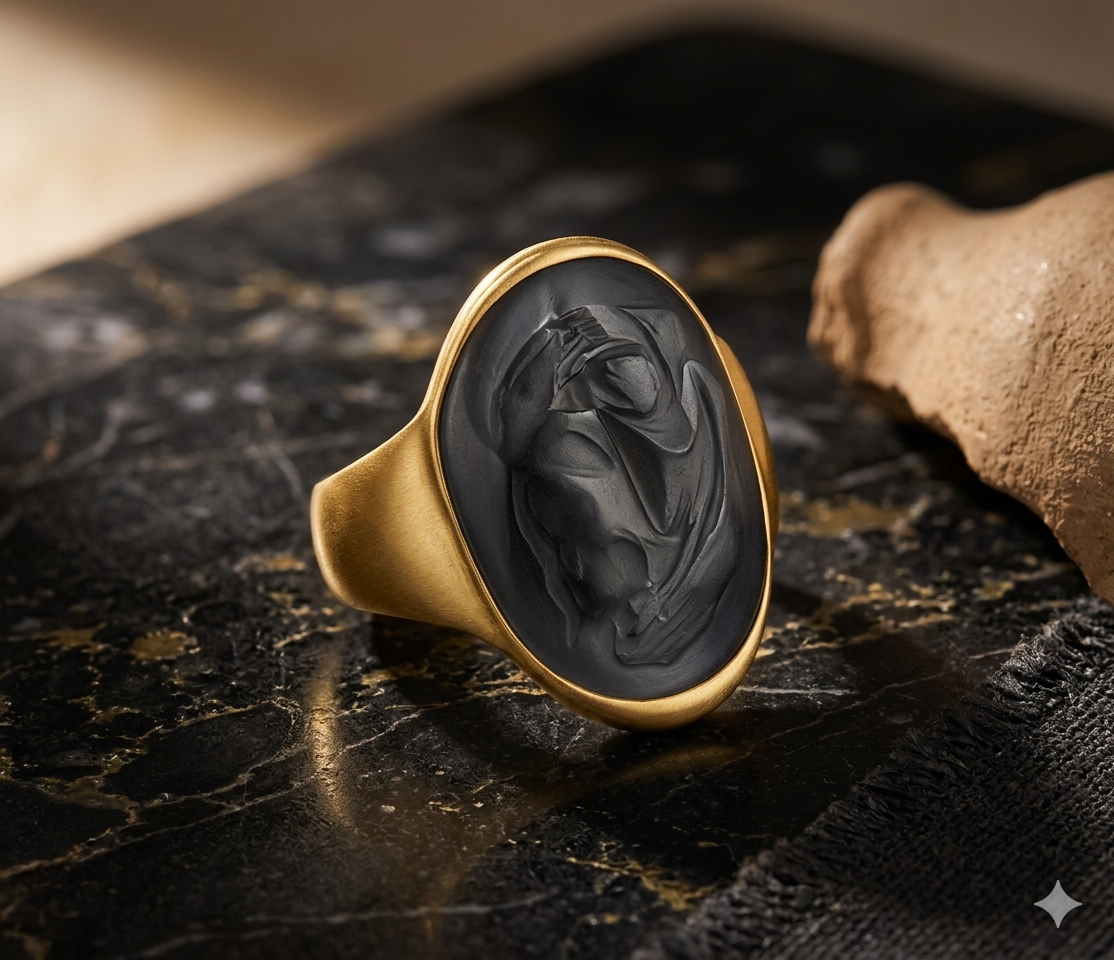 Stainless Steel Oil-Press Enamel Drip Glaze Ring