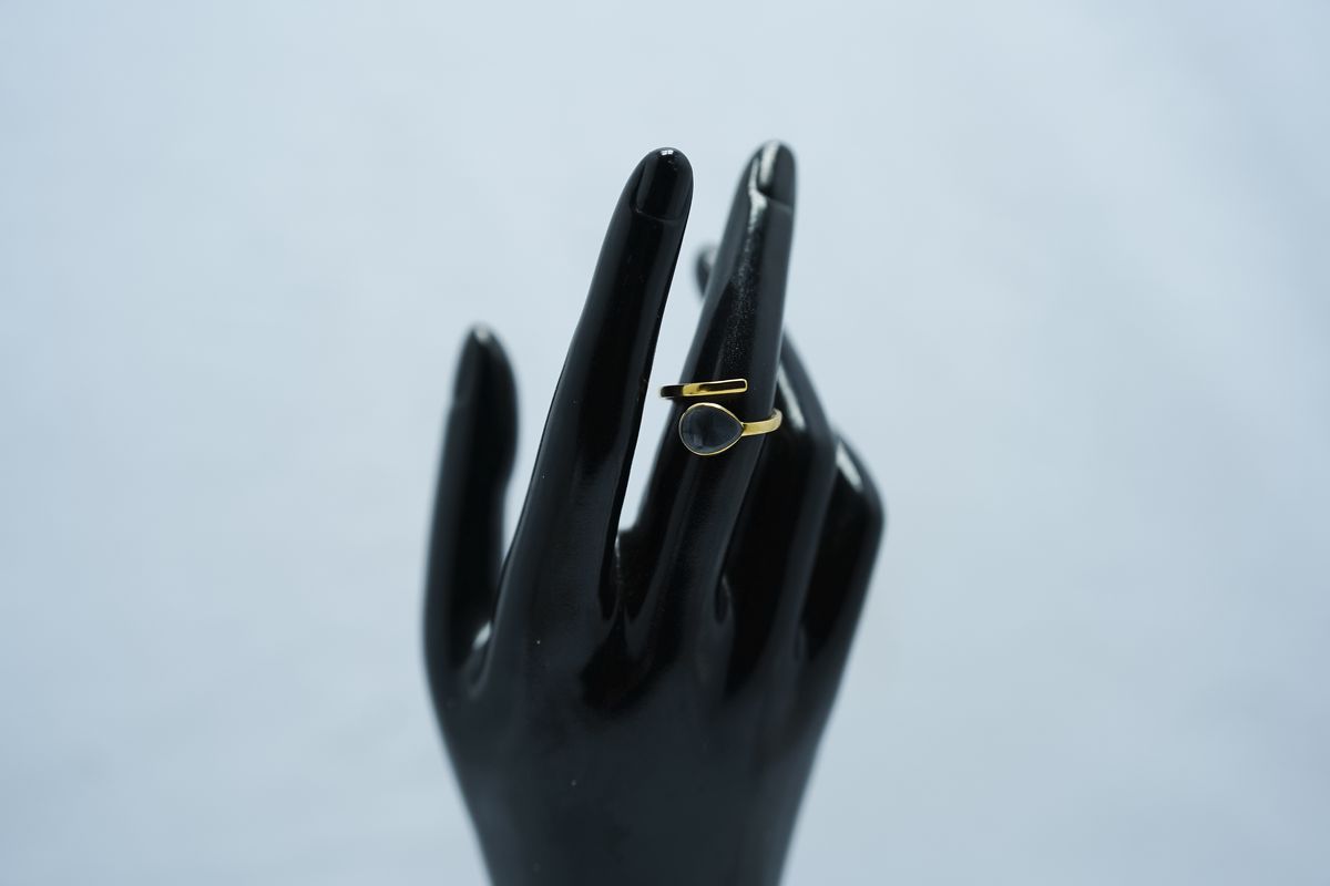Stainless Steel Oil-Press Enamel Drip Glaze Ring - Image 2