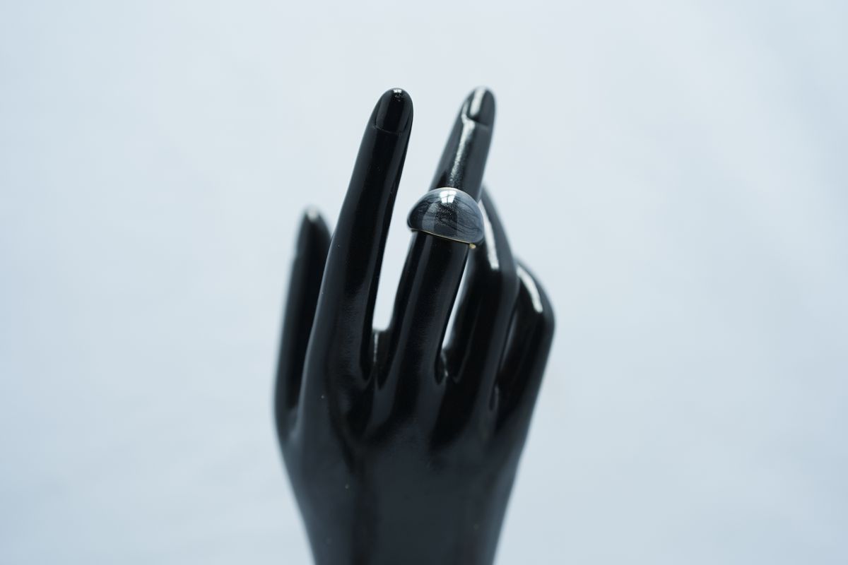 Stainless Steel Oil-Press Enamel Drip Glaze Ring - Image 2