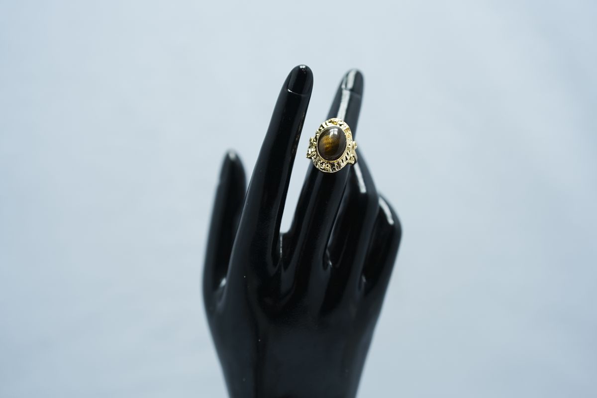 Midnight Glow Twin Stone Ring