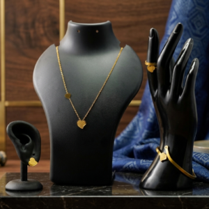Gentle heart inspired jewelry set
