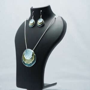 CRING COCO Bohemian 3-Layer Round Zinc Alloy Enamel Jewelry Set