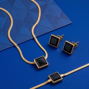 Versatile metallic Jewelry set